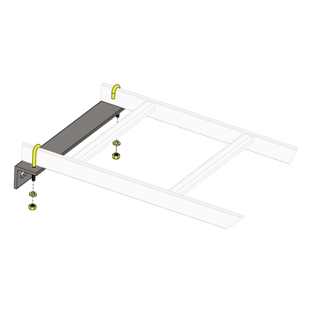 MIDDLE ATLANTIC PRODUCTS Ladder Wall Support Hardware 264336